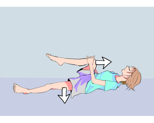 腸腰筋　ストレッチ
